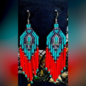 Beautiful Beaded earrings handmade